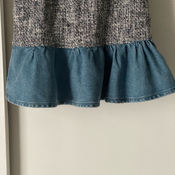 Zara Half Denim Skirt. Cute, flattering, and perfect for any occasion. - Picture 2 of 6